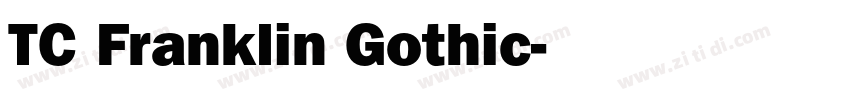 TC Franklin Gothic字体转换